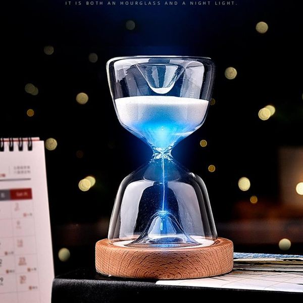 

other clocks & accessories hourglass timer creative toilet deskfun toy 15 minutes home kitchen and bathroom gadgets bedroom night light