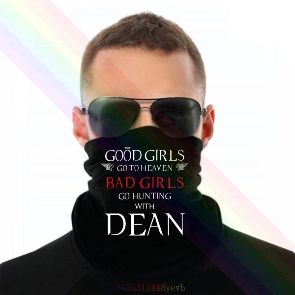 

scarves good girls go to heaven bad hunting with dean headband scarf bandana neck warmer unisex, Blue;gray