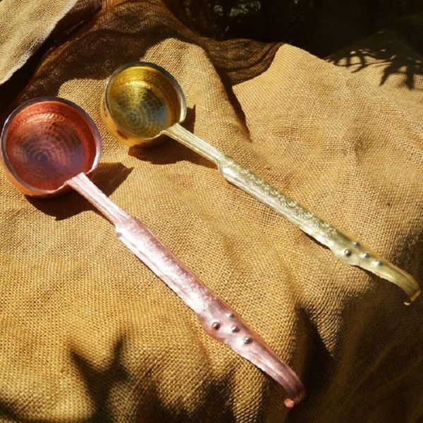 

spoons 1 pc handmade pure copper water scoop soup spoon restaurant home use