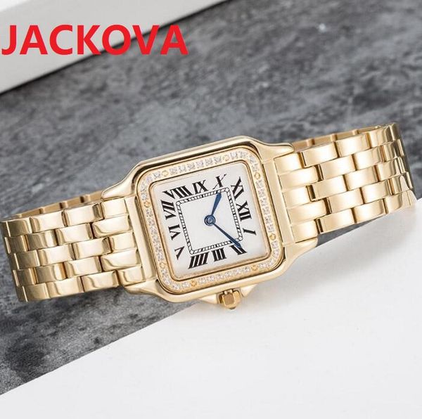 Başkan Elmaslar Çerçeve Kabuk Yüz Kadın İzle 316L Paslanmaz Çelik Taş Kuvars Hareketi Buzlu Out Yüksek Kalite Elbise Saatler Lady Saat Montre de Luxe