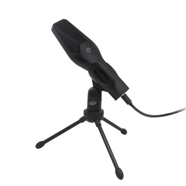 

microphones microphone with tripod stand for birthday recording and streaming conference smart touch control professional mic props