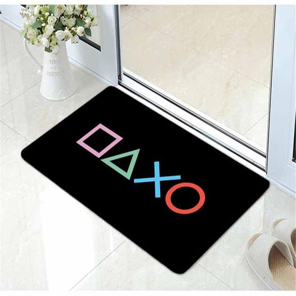

cool video game playstation gaming door mat flannel funny controller rug carpet doormat for gamer gift home room decor carpets