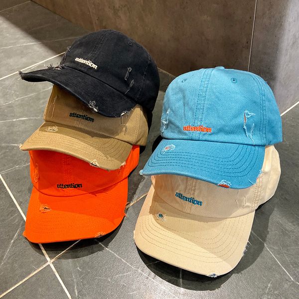 

cowboy cap children's spring and summer korean versatile ins fashion brand soft hole letter sunshade baseball cap man, Blue;gray