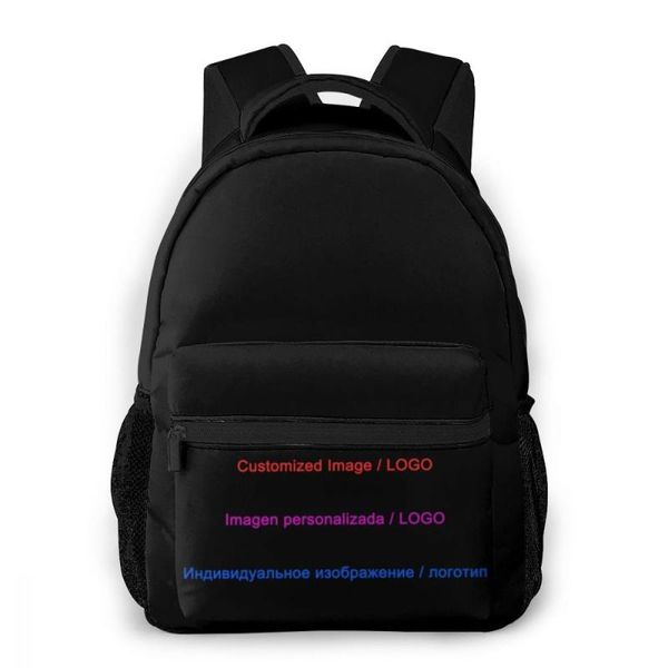 

backpack customized image / casual one piece print you own po or on the items like