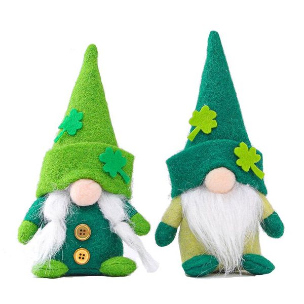 

decorative objects & figurines 1pc hanging decorations st.patrick's day gnome faceless doll tomte handmade irish leprechaun nisse festi