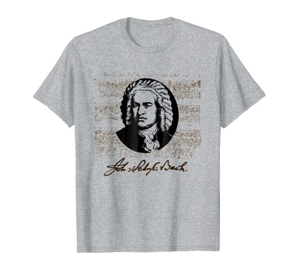 

Classical Music Johann Sebastian Bach with score Gift Shirt, Mainly pictures