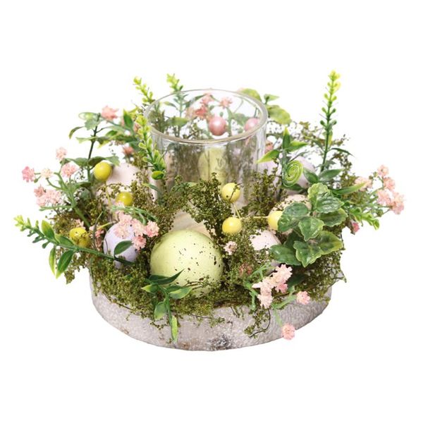 

candle holders glass cup home candlestick dining table decoration plant deskdecor