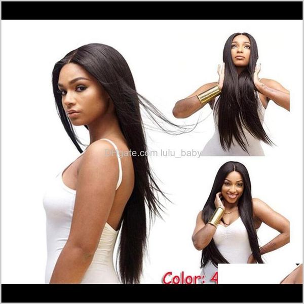 

european american womens midlength straight african long chemical fiber headgear wig wholesale internet ju7dc lace nyzla, Black;brown