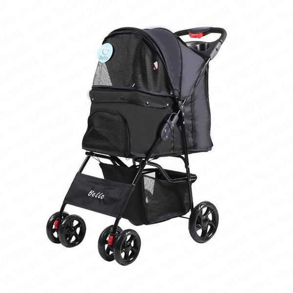 

dog car seat covers pink lightweight folding pet stroller cat baby four wheel outdoor out carrier bags for small dogs