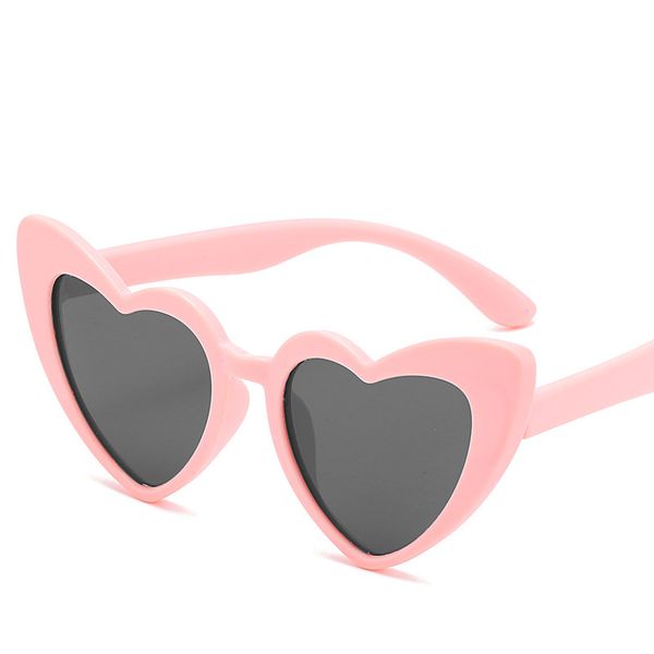 

75% off outlet store online children's polarized silicone love sunglasses children's fashion peach heart comfortable sunglasses fa, White;black