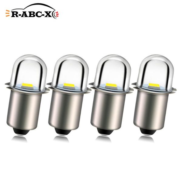 

pcs 2835smd p13.5s pr2 bulb ac3v 4.5v 6v 12v 18v pure white 6000k led torch light 150lm non polarity emergency lights