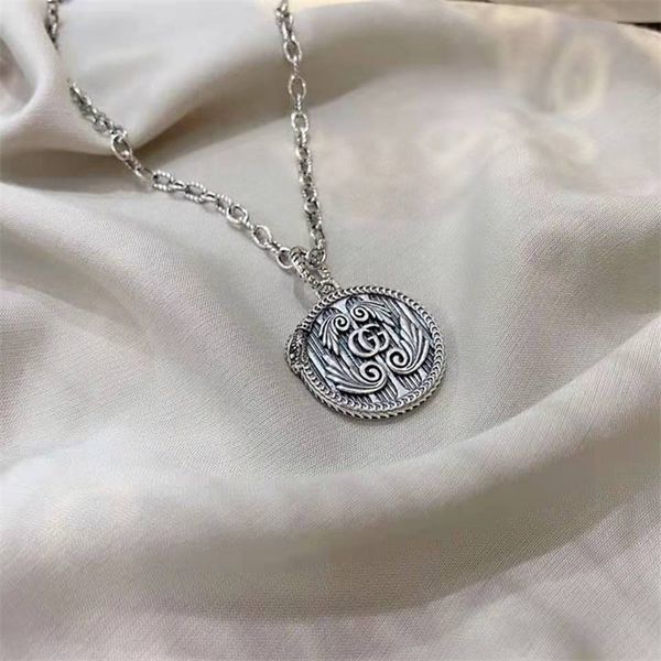 

68% off designer jewelry gujia 925 silver tridimensional wing pendant mahua chain couple double g necklace