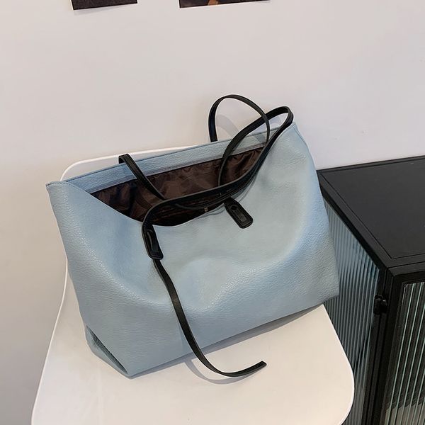 

hbp fashion women's handbags trendy large-capacity single-shoulder women's soft leather shopping bags-3