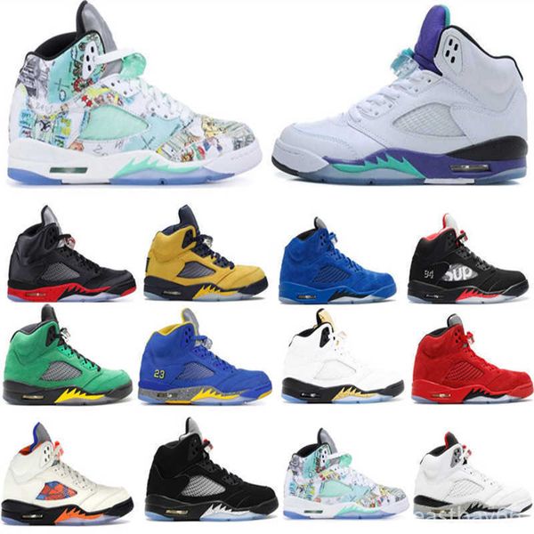 

5 5s mens basketball shoes jumpman men 3 alternate grape oregon ducks 2021 fire red trainer sneaker outdoor sports shoe 40-475dxk