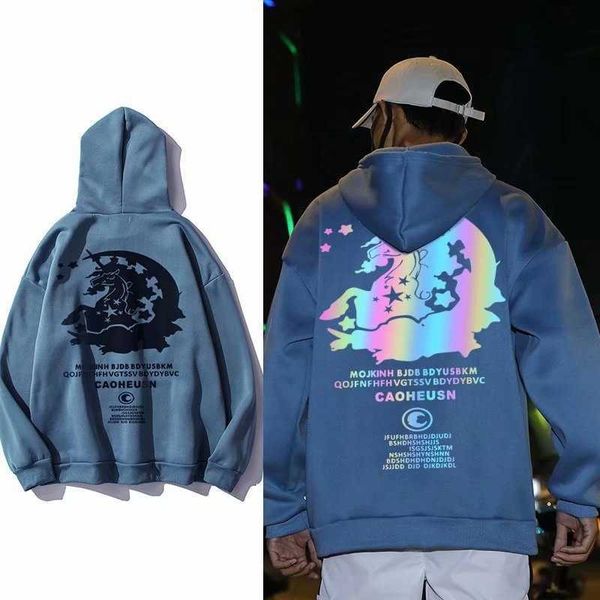 

korean sweater men's autumn 2020 hooded plush thickened hip hop fat chaozi brand fattened oversized hoodie, Black