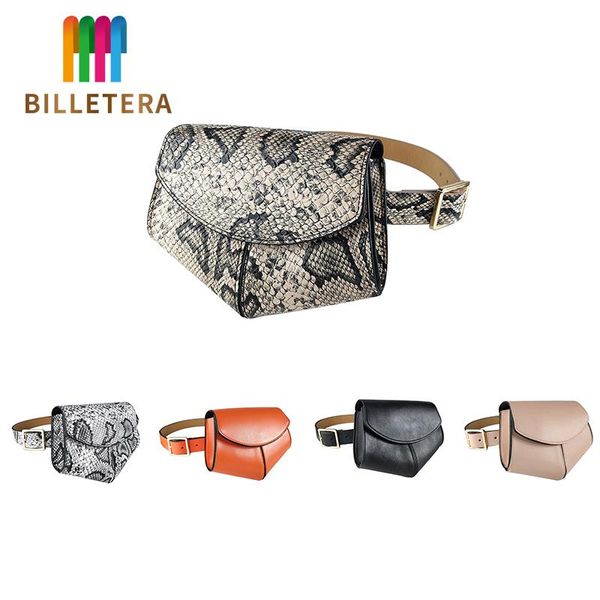

fanny pack women waist belt bag serpentine vintage bags girl fashion bum pouch phone leather chest packss