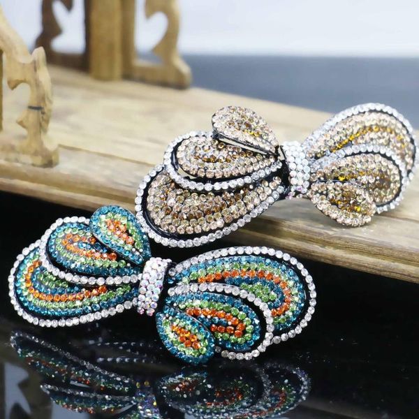 

hair clips & barrettes 17*73mm trend korean style bow bowknot butterfly bridal wedding headdress head bands headband headpiece accessory, Golden;silver
