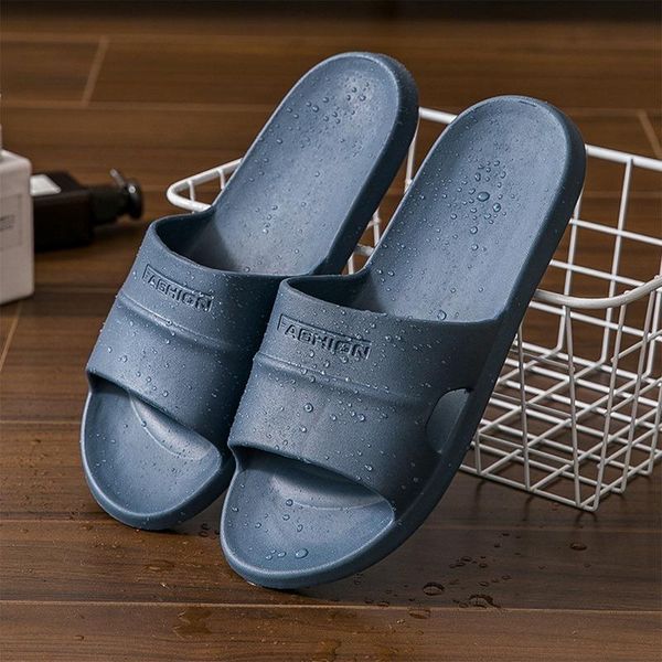 

women slippers indoor bathroom slipper soft eva anti-slip couples home floor slides ladies summer shoes, Black