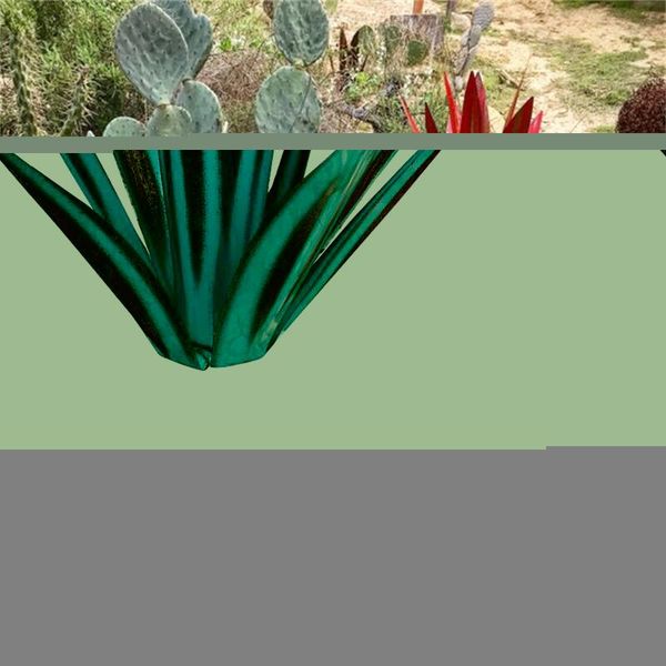 

diy metal art tequila rustic sculpture garden yard home decor 9 leaves decorations