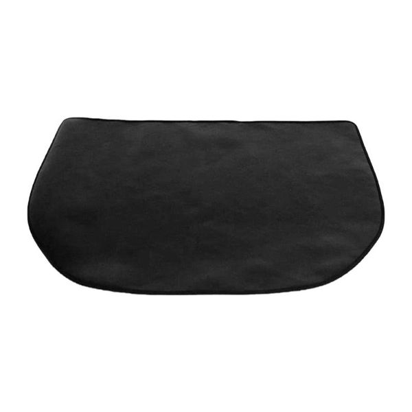 

carpets floor protection embers half round flame-resistant mat fireplace hearth rug sparks non slip black emergency home kitchen carpet