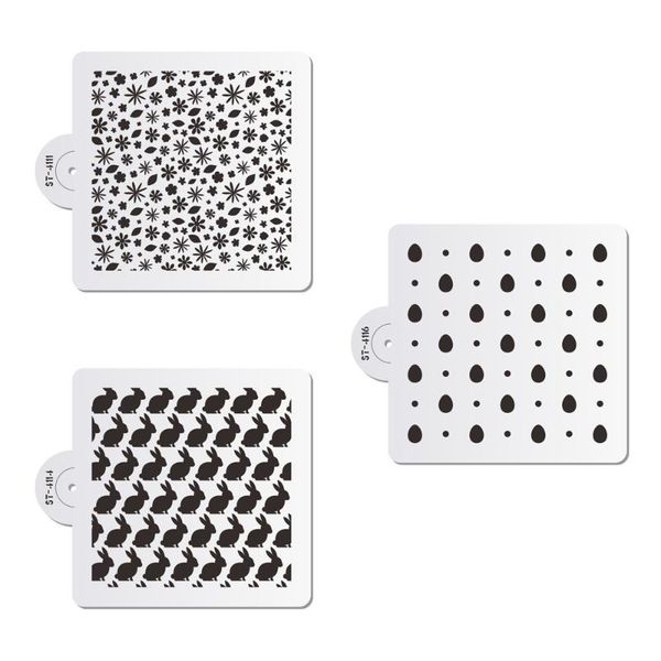 

baking moulds easter cookie stencil cake tool set celebration decorative stencils fondant decorations for & pastry