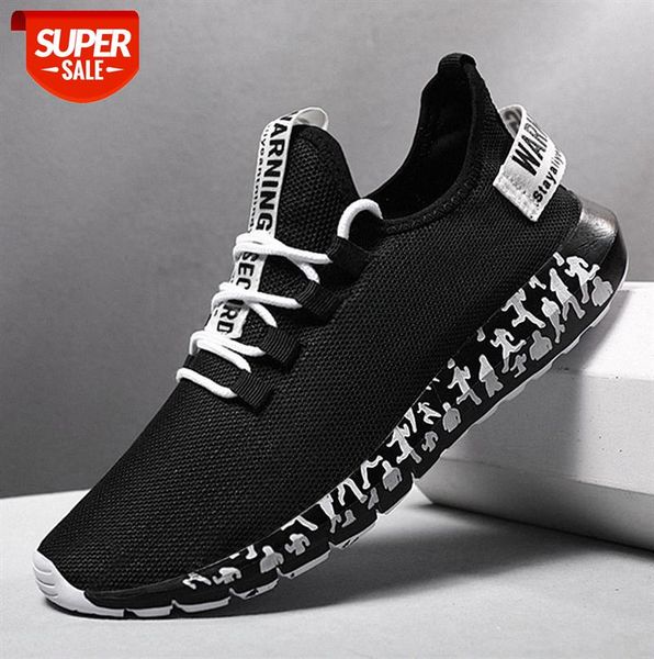 

breathable men's shoes large size handmade sports casual mesh sneakers #vq0z