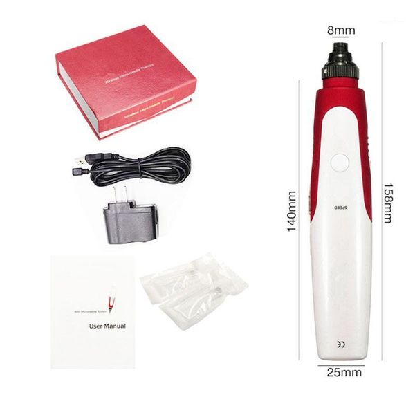 

pen with bayonet needle cartridge pore shrink exfoliate machine micro derma rolling stamp therapy skin roller tool1