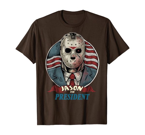 

jason for president t-shirt, White;black