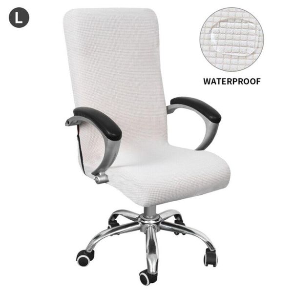 

spandex office chair cover stretch seat swivel rotate slipcovers waterproof for computer covers