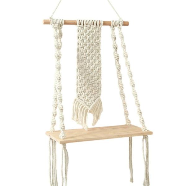 Arazzi Arazzi Mensola Boho Macrame Tessuto fatto a mano Nappa Arazzo Decorazione per interni