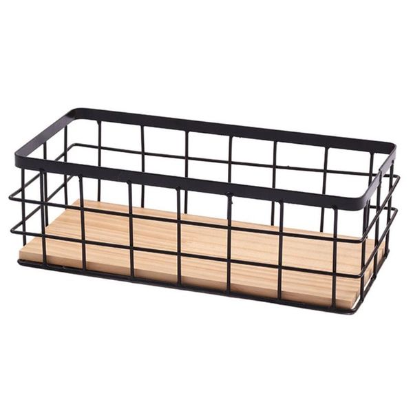 

hooks & rails wrought iron wall shelf holder bathroom kitchen hanging basket storage household rack organizer farmhouse home decor