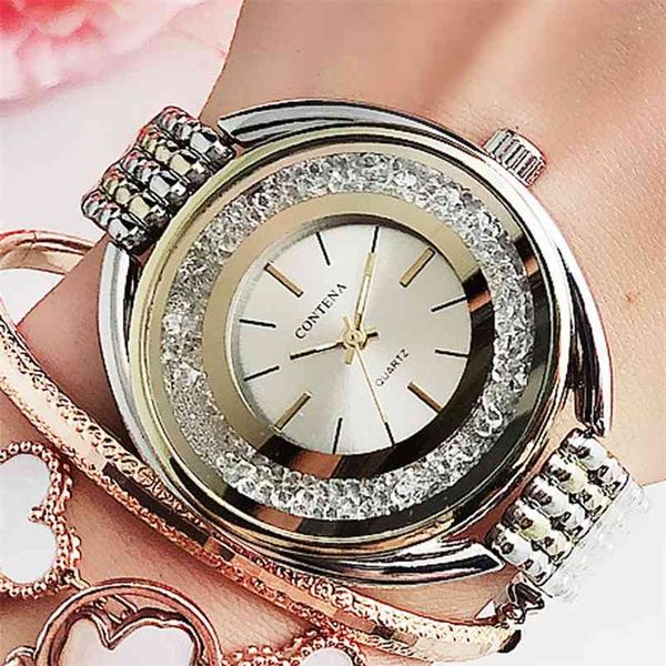 Clássico Designer Relógios Famosas Mulheres Luxo Top Marca Quartz Ladies Pulso Reloj Mujer Relogio Feminino 210707