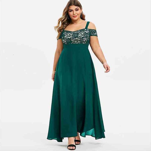 

floral lace off shoulder womens dress elegant party summer casual long clothes womans clothing femme robe, Black;gray