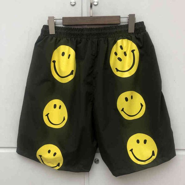 

men's shorts casual cotton punk street style shorts, brand , luxurious, with label and smiling face, comfort, skateboard, # a632021, White;black