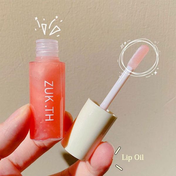 

lip gloss moisturizing plumping plumper makeup glitter nutritious liquid lipstick cherry mineral oil clear lipgloss