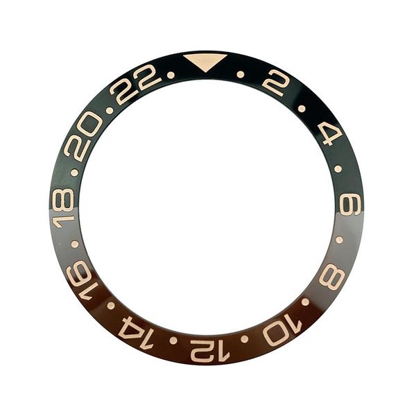 

repair tools & kits 38mm gmt ceramic bezel insert root bear for 40mm men's watch master ii watches replace accessories