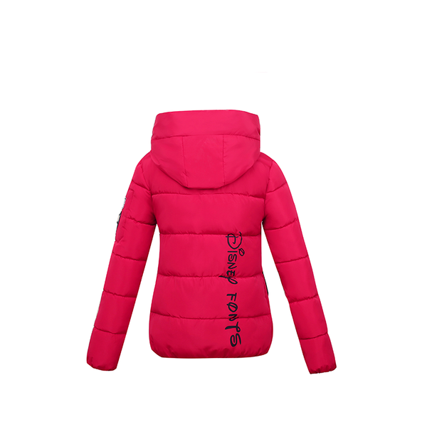 

2021 women winter short jacket female hood women parka with stand-up collar autumn windbreaker cotton down, Black