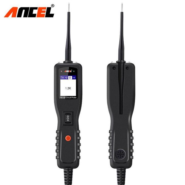 

diagnostic tools ancel pb100 power probe automotive car battery tester 12v/24v electric circuit electrical system scanner