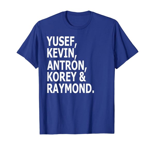 

yusef kevin antron korey and raymond shirt, Mainly pictures