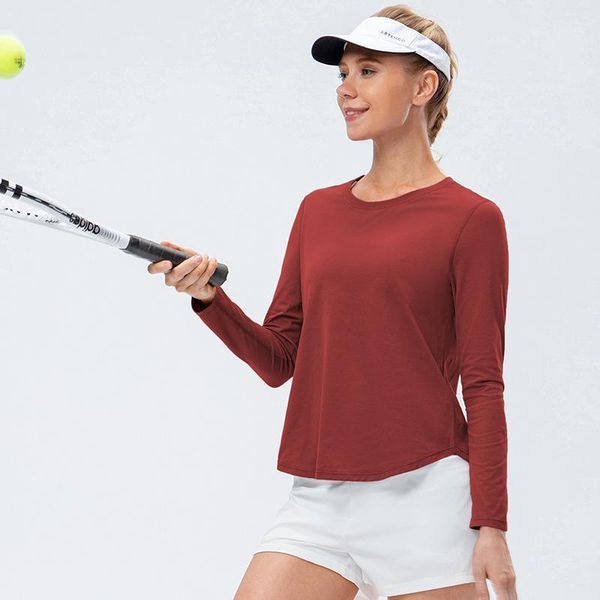 

yoga outfit woman sport running t-shirt seamless long sleeve gym women's sports wear fitness jogging shirts female workout clothing