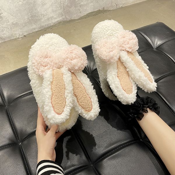 

slippers for home women of low luxury slippers pantofle herd skin flip flops massage designer plush flat roma basic rubber w 5htg, Black