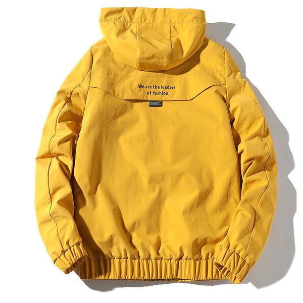 

men reflective windbreaker jackets streetwear hip hop mens college japanese hooded orescent night shiny waterproof co, Black