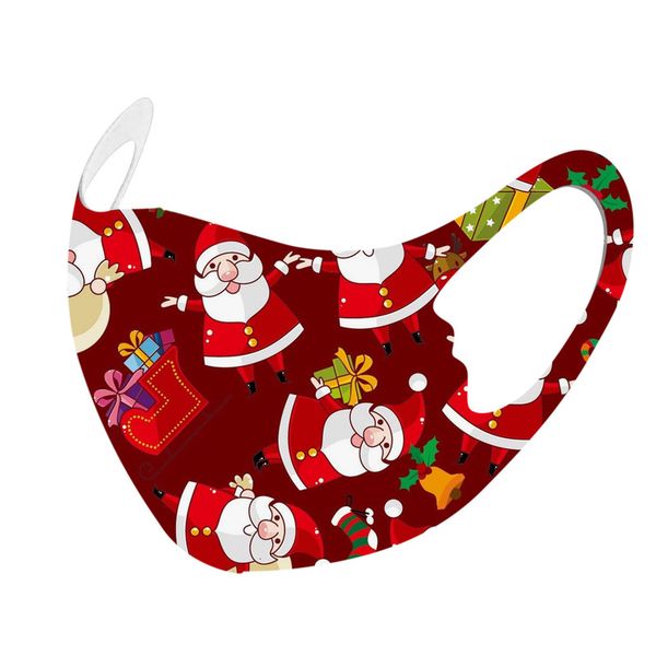 

christmas printed children's civilian masks, ear hanging multi color masks