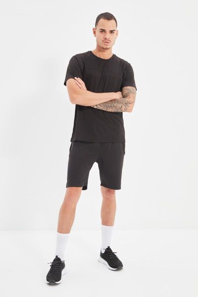 

men's shorts trendyol men 's regular fit & bermuda tmnaw22sr0075, White;black