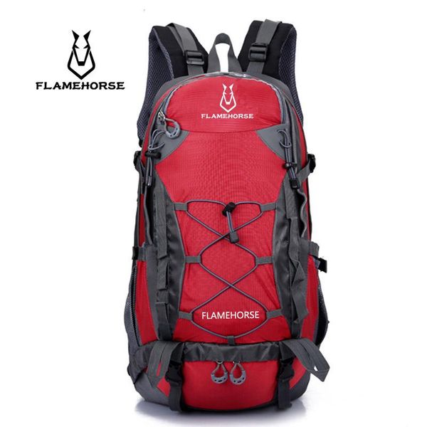 

backpack outdoor hiking bag 50l sports waterproof nylon travel can be customized