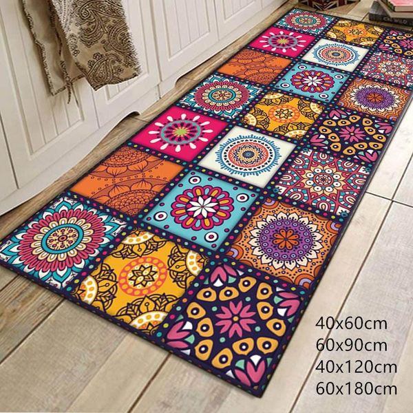 

carpets bohemian carpet antislip water absorbing bohemia style absorption area rug for kitchen livingroom bathroom door mat