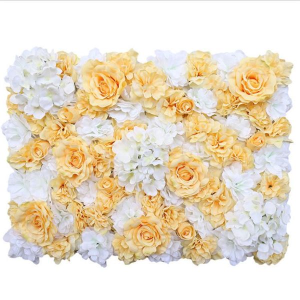 

decorative flowers & wreaths flower wall silk rose 40*60cm artificial for home wedding backdrop decoration balcony el decor