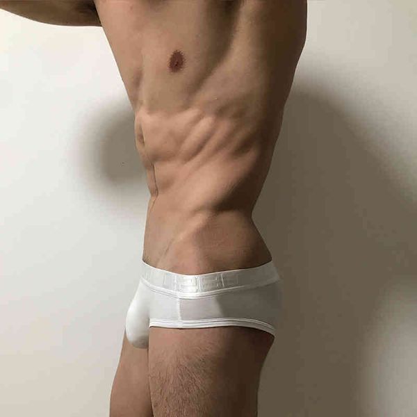 

brand underpants men's bulge pouch briefs men gay underwear modal breathable panties bikini shorts lingerie, Black;white