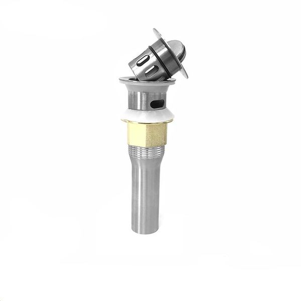 

kitchen faucets universal washbasin stainless steel drainer with basket bathroom brass sink up drain basin waste drainage fittings