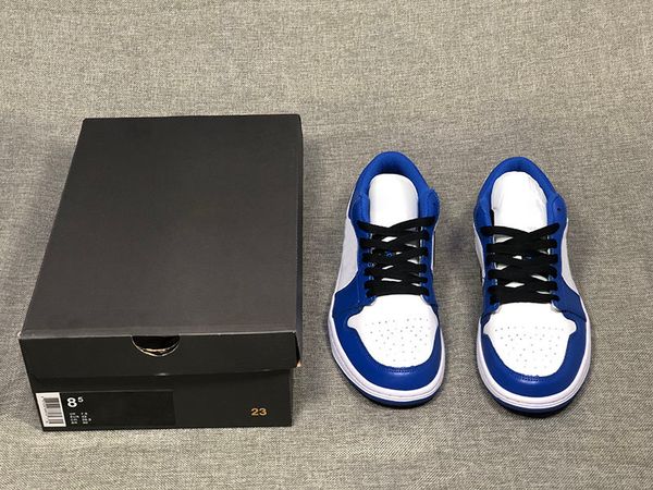 

latest 1 low hyper royal white orange peel men basketball shoes low-women mens trainer 553558-401 sports sneakers size 5.5-11re55